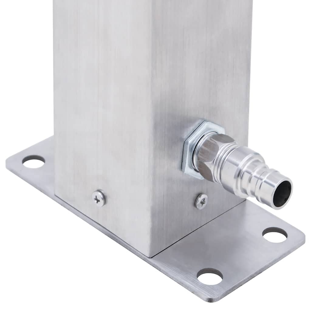 vidaXL Garden Water Column 80 cm Stainless Steel Square