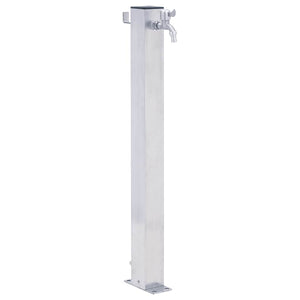 vidaXL Garden Water Column 100 cm Stainless Steel Square