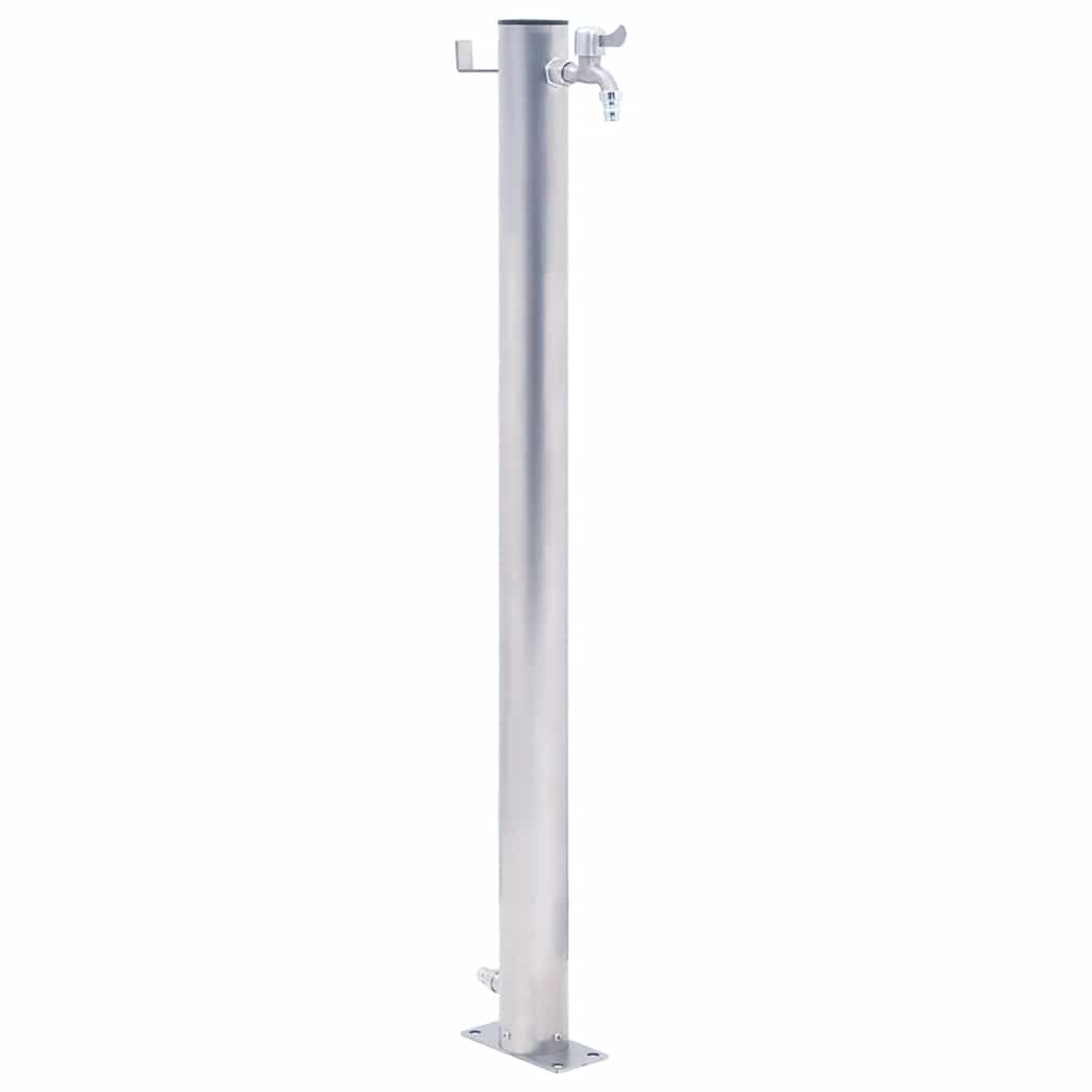vidaXL Garden Water Column 60 cm Stainless Steel Round