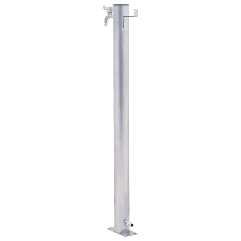 vidaXL Garden Water Column 80 cm Stainless Steel Round