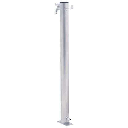 vidaXL Garden Water Column 80 cm Stainless Steel Round