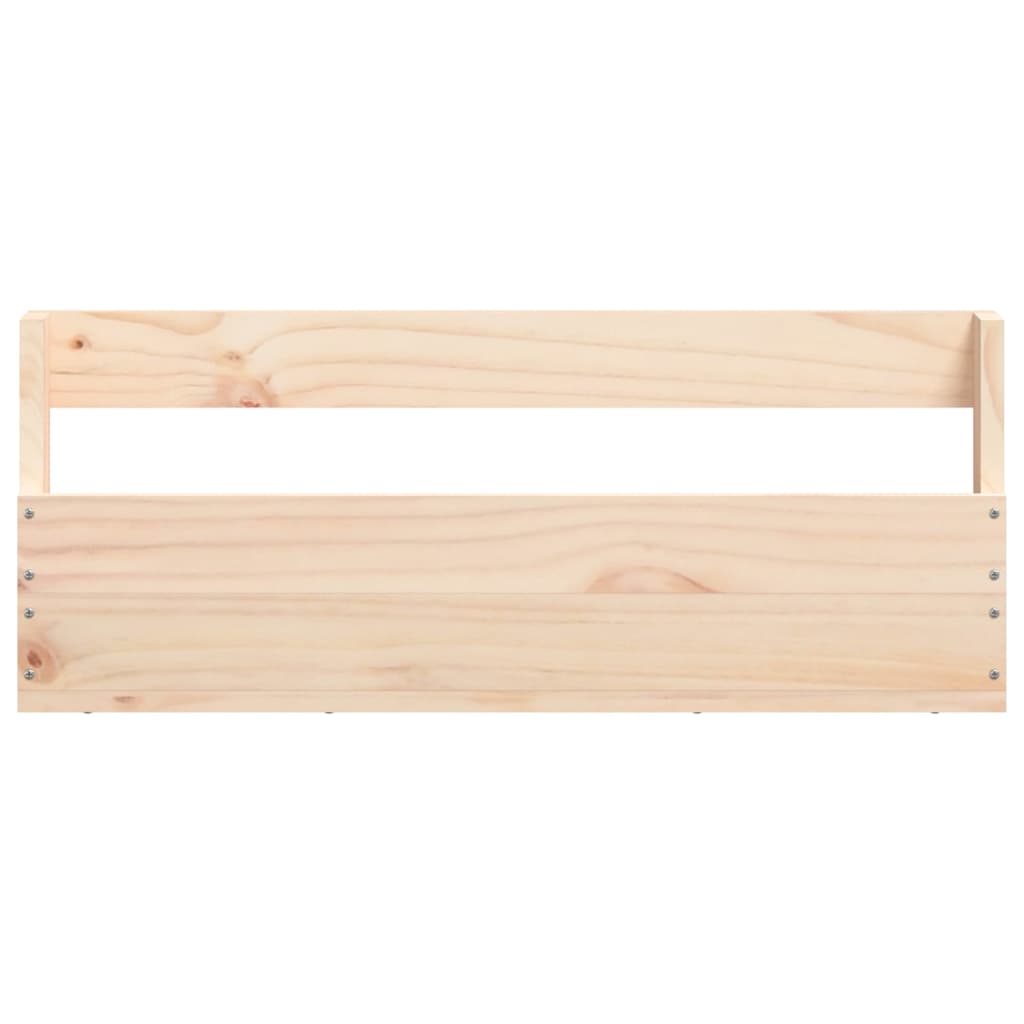 vidaXL Wall-mounted Shoe Racks 2 pcs 59x9x23 cm Solid Wood Pine