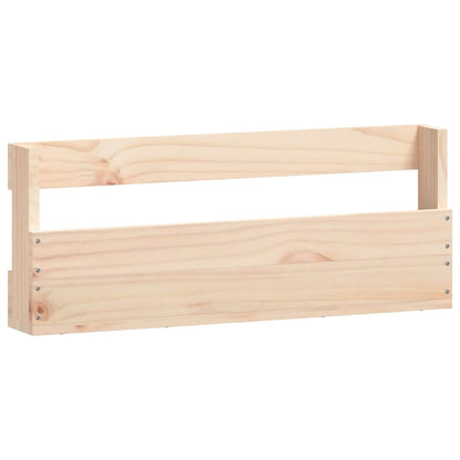 vidaXL Wall-mounted Shoe Racks 2 pcs 59x9x23 cm Solid Wood Pine
