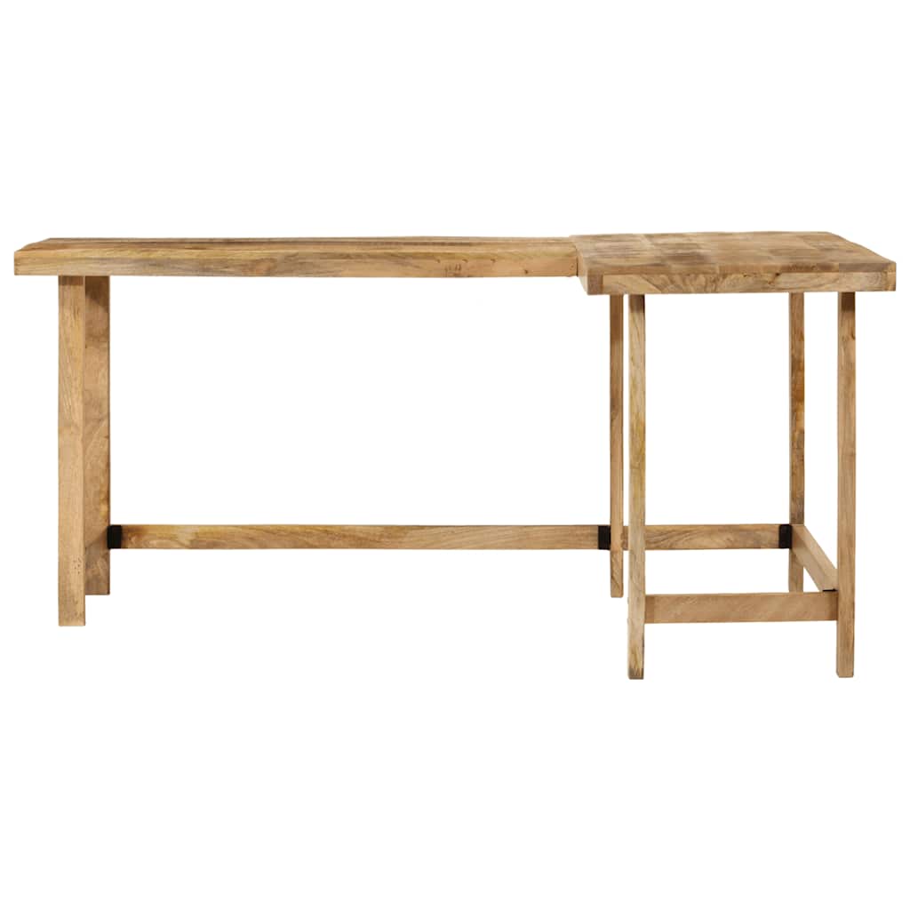 vidaXL Desk 165x110x75 cm Solid Wood Mango