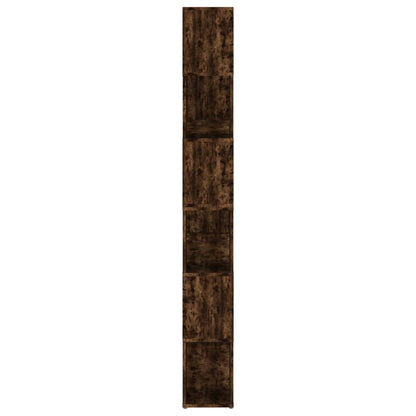 vidaXL Book Cabinet/Room Divider Smoked Oak 100x24x188 cm