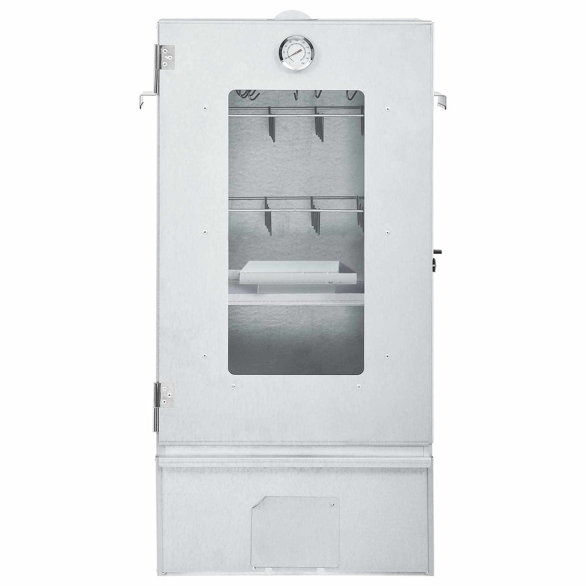 vidaXL BBQ Oven Smoker with Table Galvanised Steel