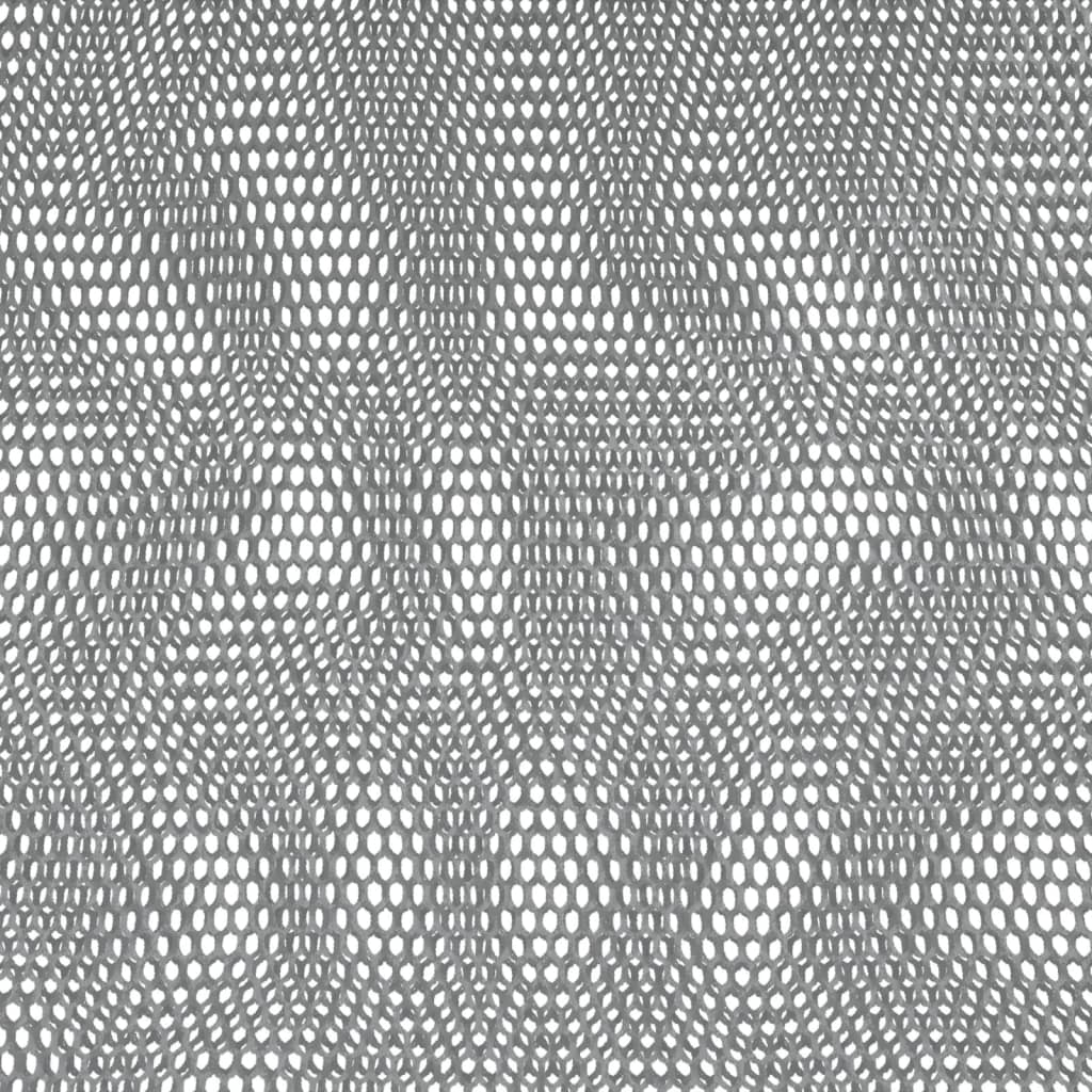 vidaXL Office Chair Grey Mesh Fabric and Faux Leather