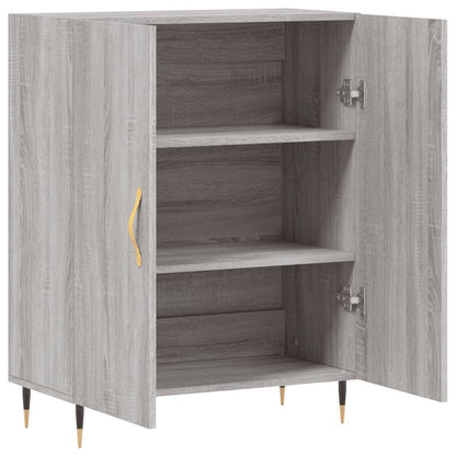 vidaXL Sideboard Grey Sonoma 69.5x34x90 cm Engineered Wood
