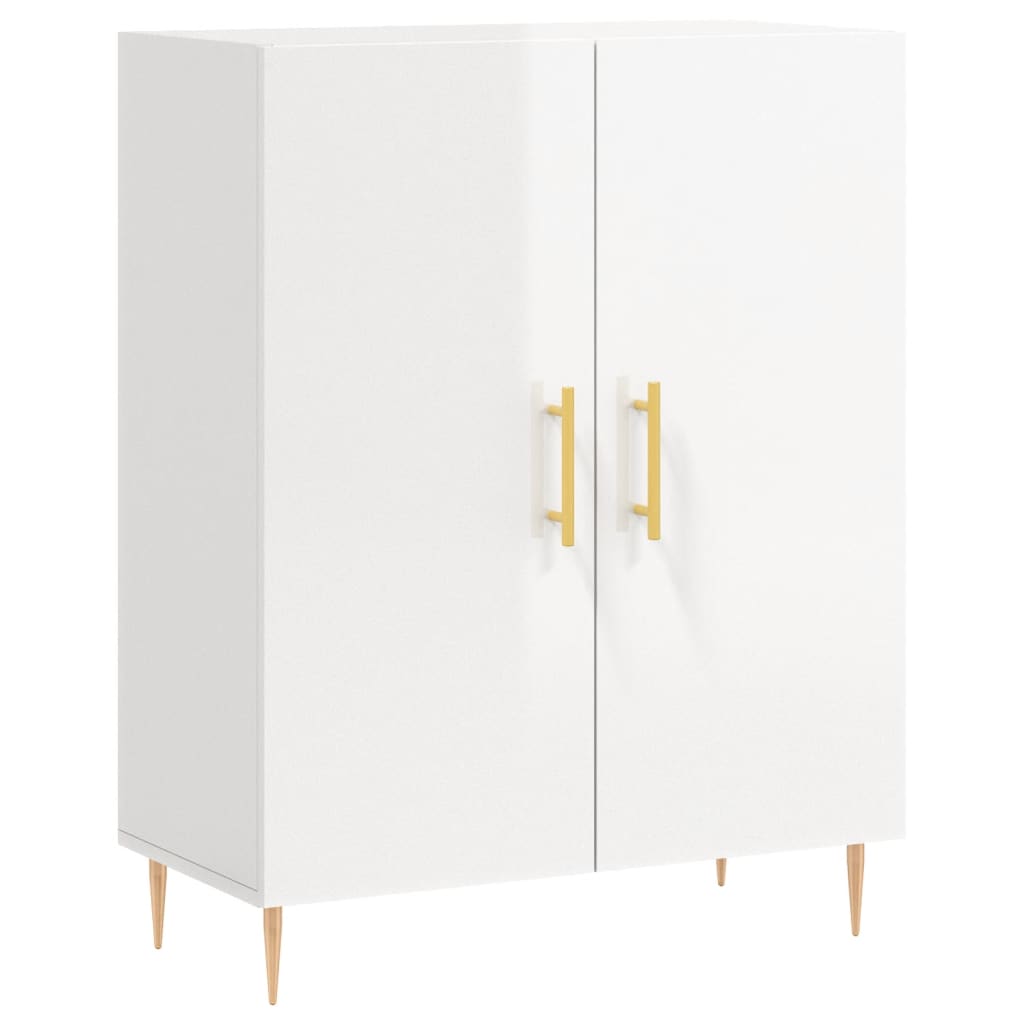 vidaXL Sideboard High Gloss White 69,5x34x90 cm Engineered Wood