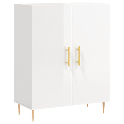 vidaXL Sideboard High Gloss White 69,5x34x90 cm Engineered Wood