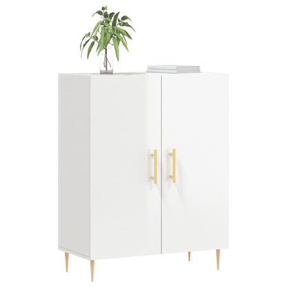 vidaXL Sideboard High Gloss White 69.5x34x90 cm Engineered Wood
