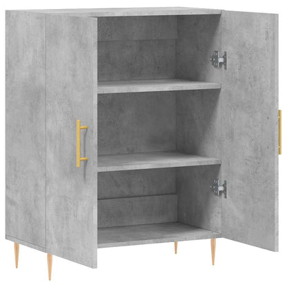 vidaXL Sideboard Concrete Grey 69,5x34x90 cm Engineered Wood