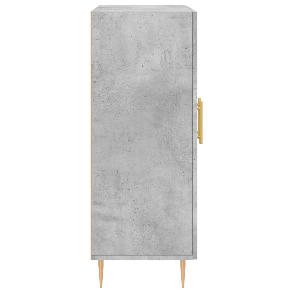 vidaXL Sideboard Concrete Grey 69,5x34x90 cm Engineered Wood