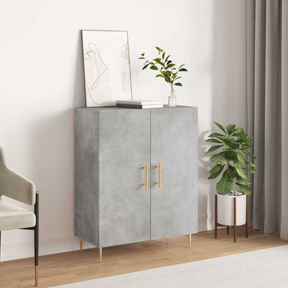 vidaXL Sideboard Concrete Grey 69,5x34x90 cm Engineered Wood