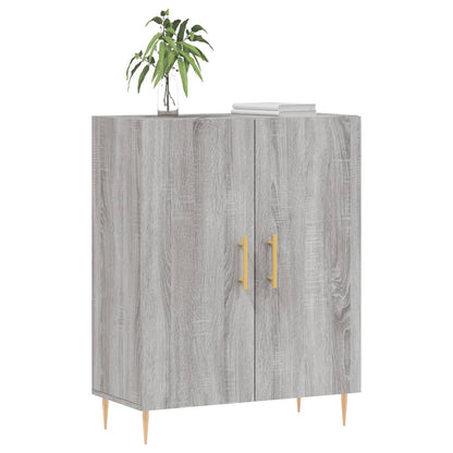 vidaXL Sideboard Grey Sonoma 69.5x34x90 cm Engineered Wood
