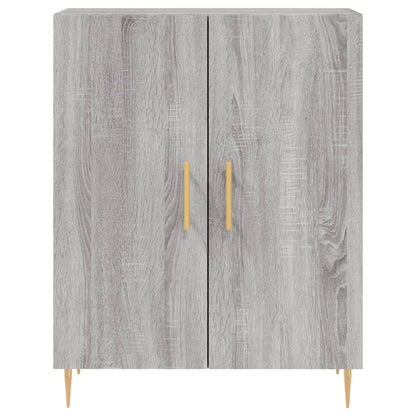 vidaXL Sideboard Grey Sonoma 69.5x34x90 cm Engineered Wood