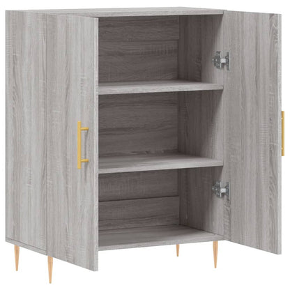 vidaXL Sideboard Grey Sonoma 69.5x34x90 cm Engineered Wood