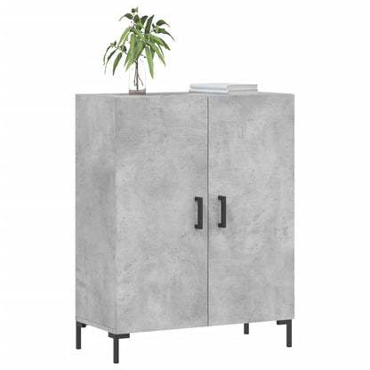 vidaXL Sideboard Concrete Grey 69.5x34x90 cm Engineered Wood