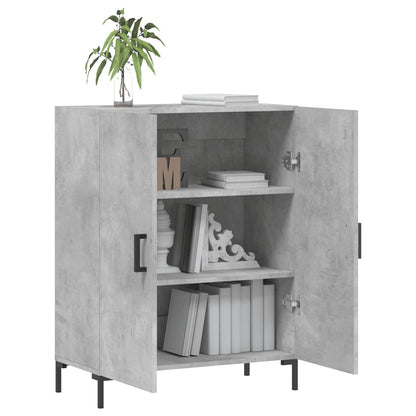 vidaXL Sideboard Concrete Grey 69,5x34x90 cm Engineered Wood