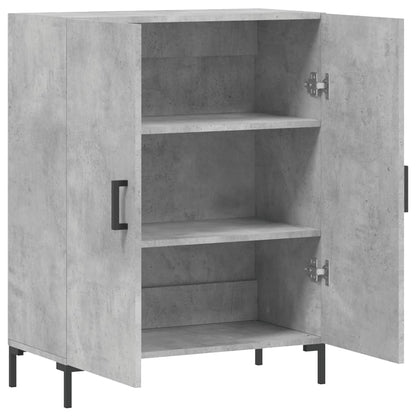 vidaXL Sideboard Concrete Grey 69.5x34x90 cm Engineered Wood