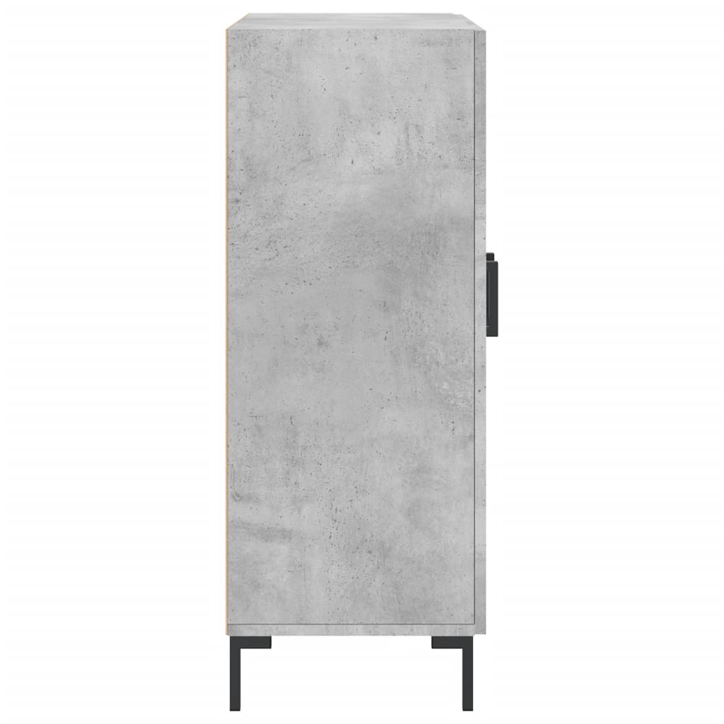 vidaXL Sideboard Concrete Grey 69,5x34x90 cm Engineered Wood