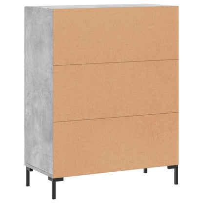 vidaXL Sideboard Concrete Grey 69,5x34x90 cm Engineered Wood