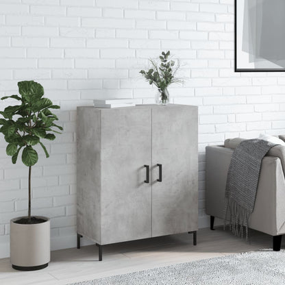 vidaXL Sideboard Concrete Grey 69,5x34x90 cm Engineered Wood