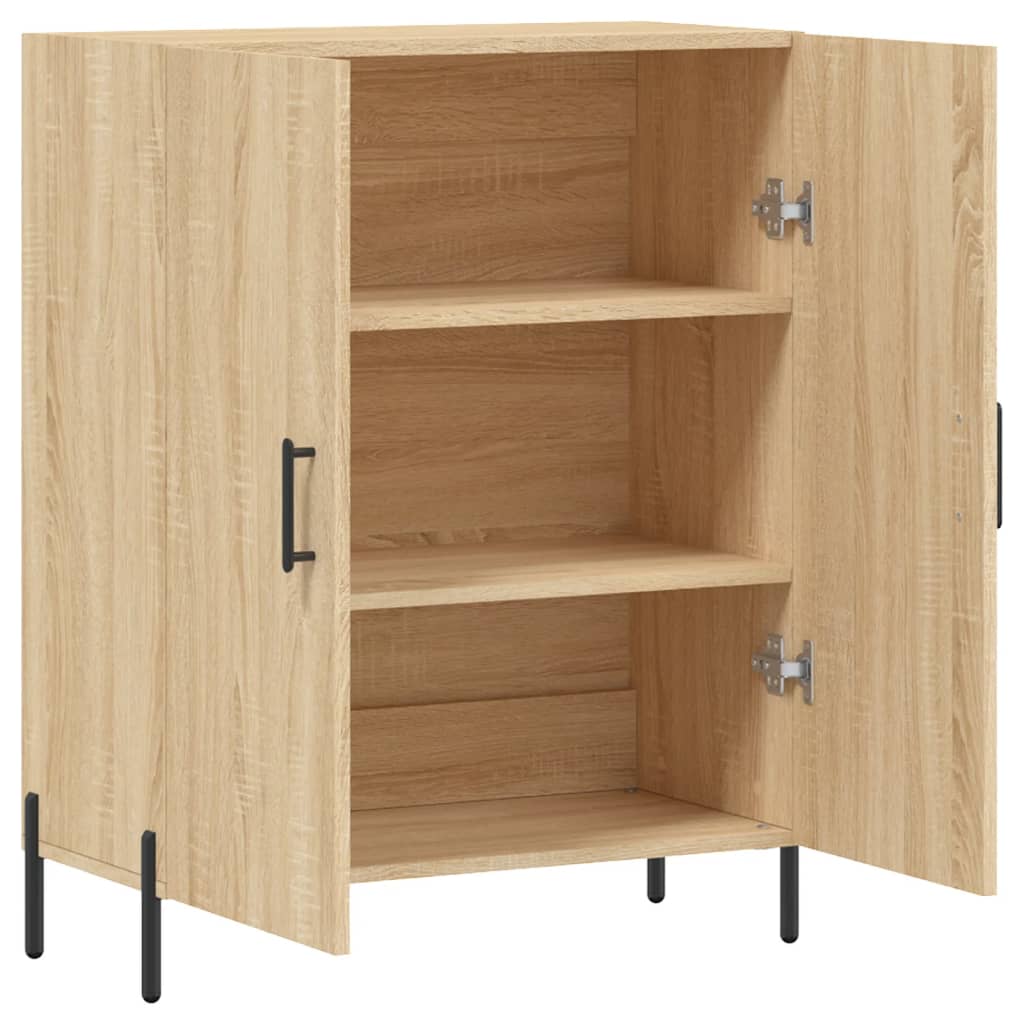 vidaXL Sideboard Sonoma Oak 69.5x34x90 cm Engineered Wood
