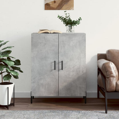vidaXL Sideboard Concrete Grey 69,5x34x90 cm Engineered Wood