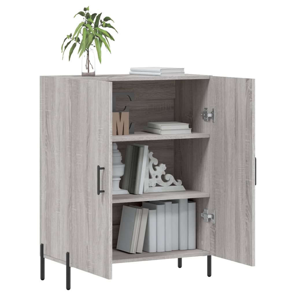 vidaXL Sideboard Grey Sonoma 69,5x34x90 cm Engineered Wood