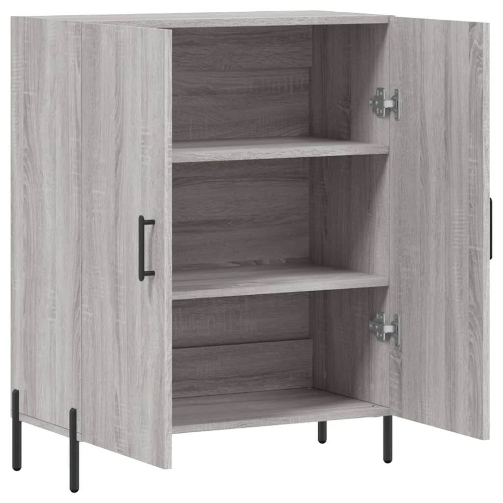 vidaXL Sideboard Grey Sonoma 69,5x34x90 cm Engineered Wood