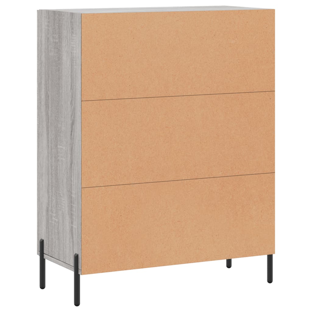 vidaXL Sideboard Grey Sonoma 69,5x34x90 cm Engineered Wood