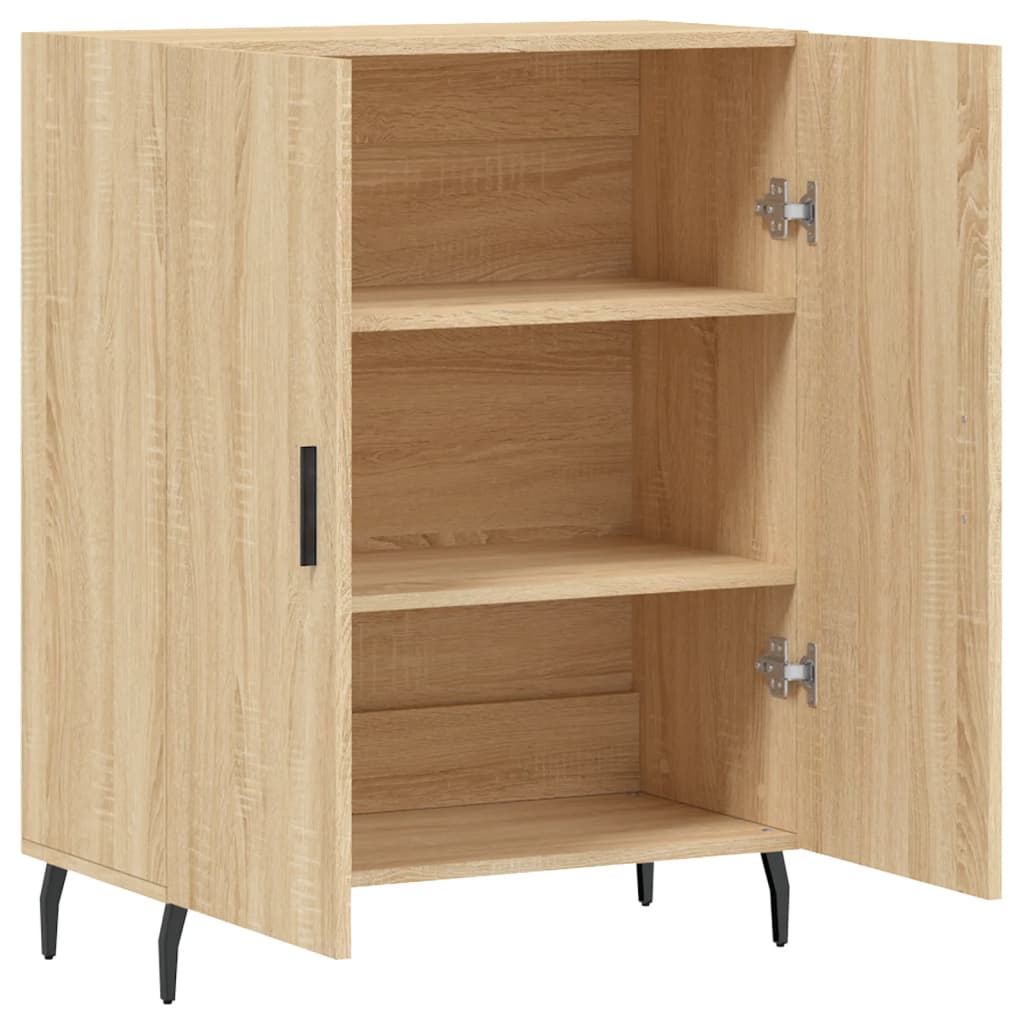 vidaXL Sideboard Sonoma Oak 69,5x34x90 cm Engineered Wood