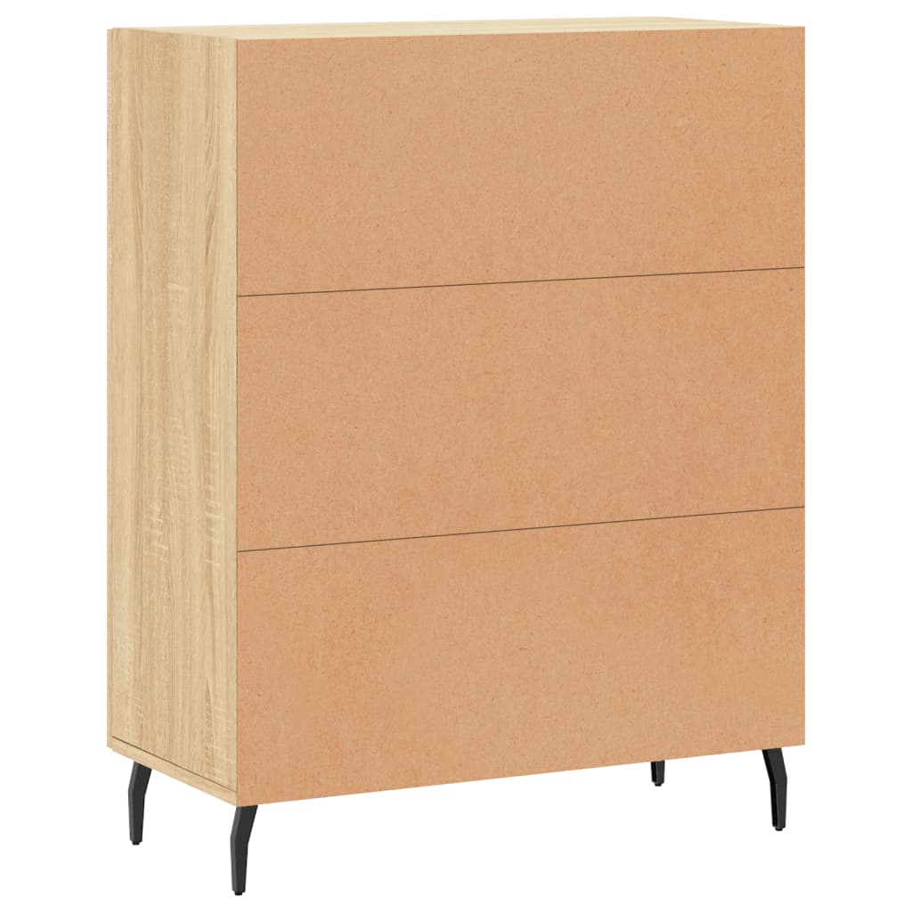 vidaXL Sideboard Sonoma Oak 69,5x34x90 cm Engineered Wood