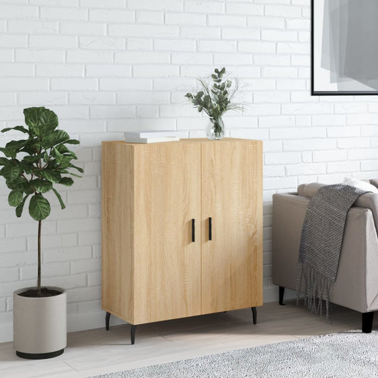 vidaXL Sideboard Sonoma Oak 69,5x34x90 cm Engineered Wood