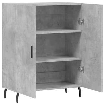 vidaXL Sideboard Concrete Grey 69,5x34x90 cm Engineered Wood