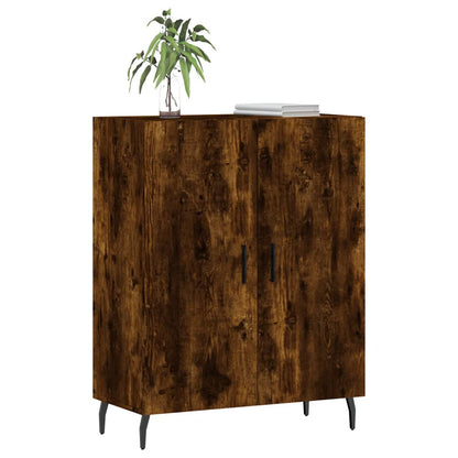 vidaXL Sideboard Smoked Oak 69,5x34x90 cm Engineered Wood