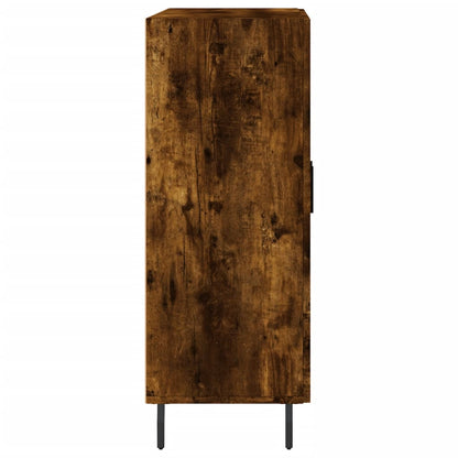 vidaXL Sideboard Smoked Oak 69,5x34x90 cm Engineered Wood