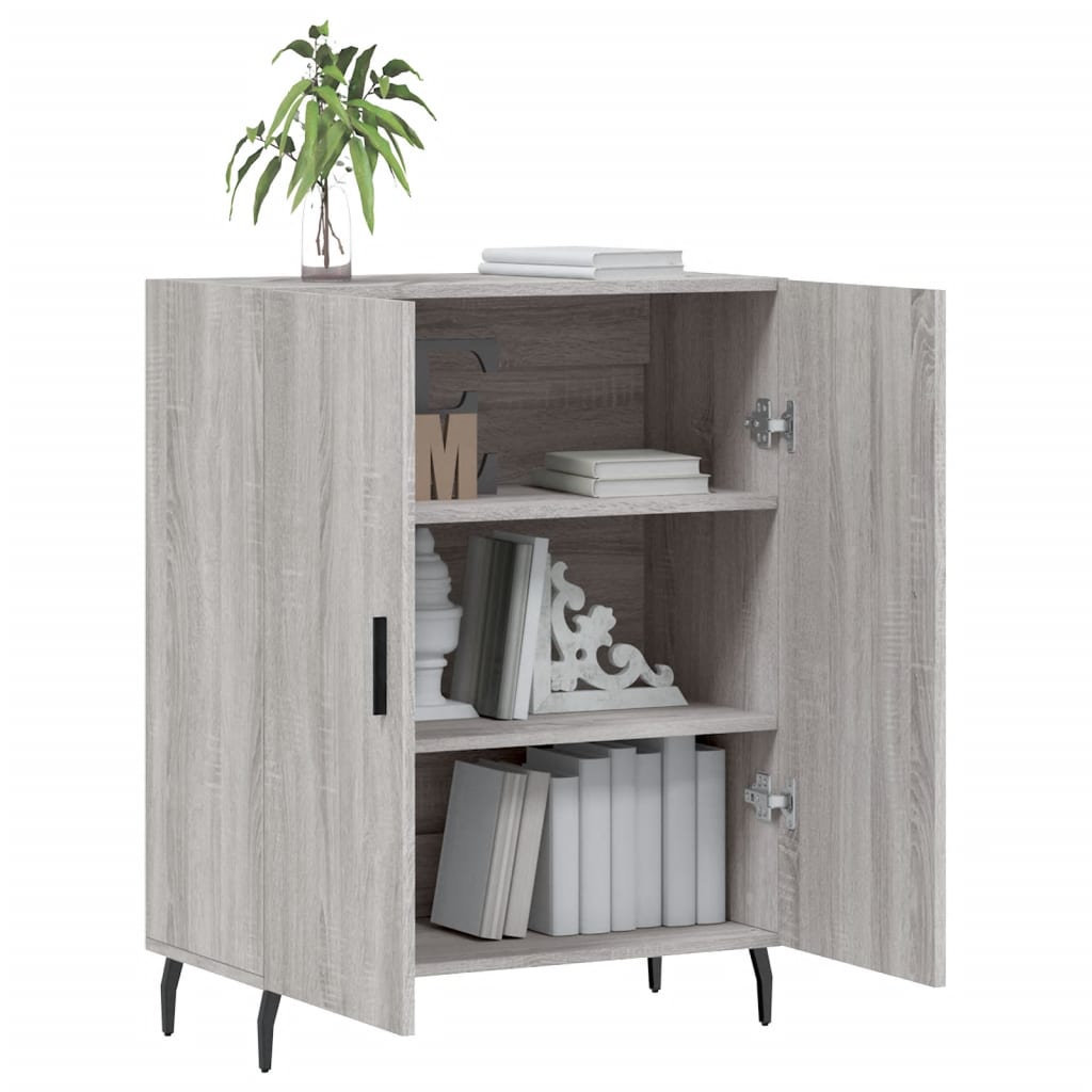 vidaXL Sideboard Grey Sonoma 69,5x34x90 cm Engineered Wood
