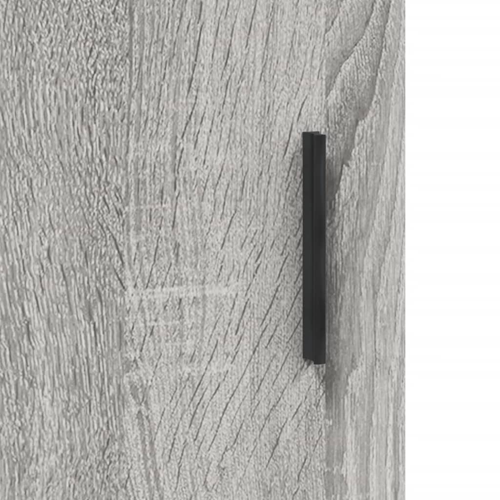 vidaXL Sideboard Grey Sonoma 69,5x34x90 cm Engineered Wood