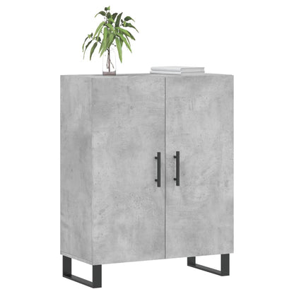 vidaXL Sideboard Concrete Grey 69,5x34x90 cm Engineered Wood