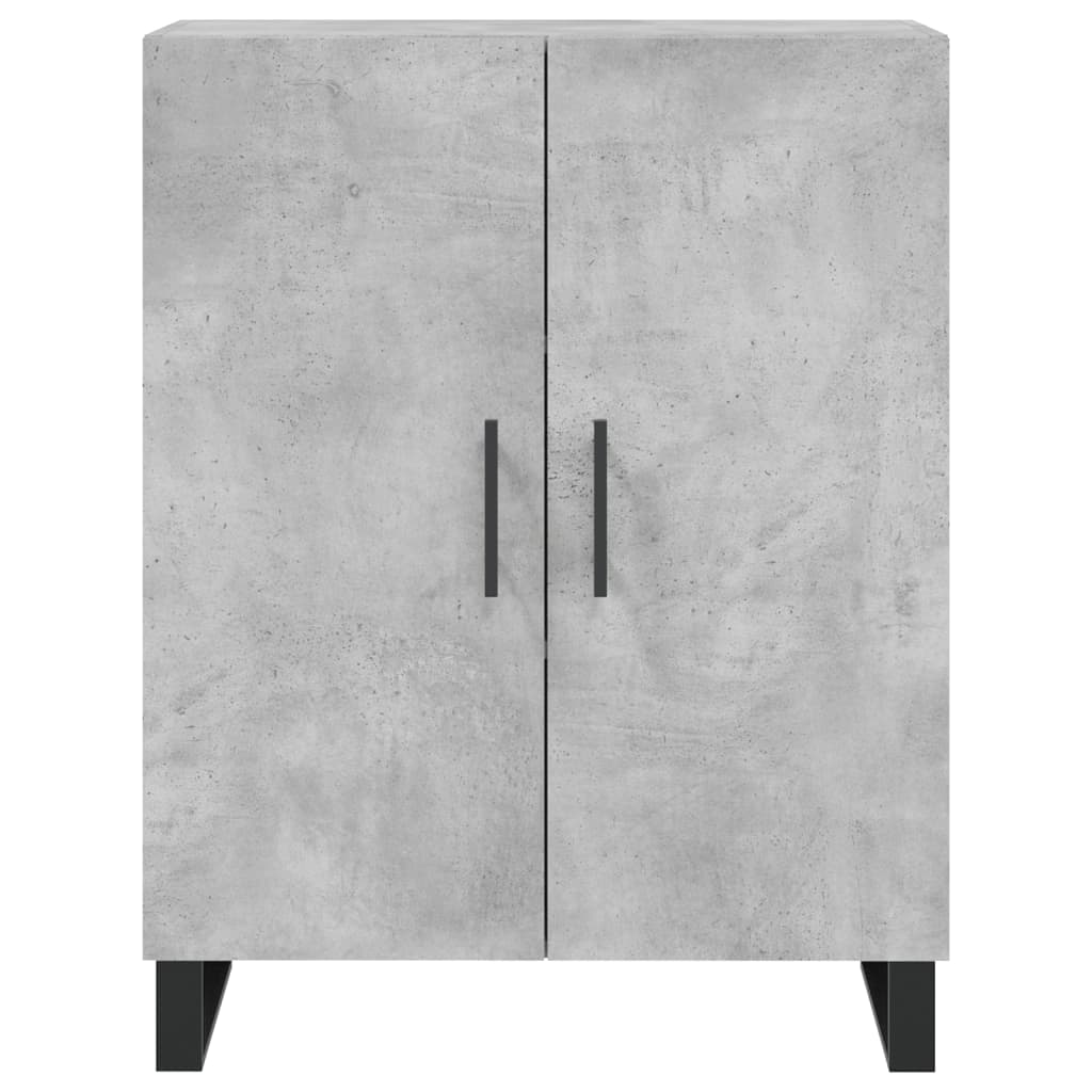 vidaXL Sideboard Concrete Grey 69,5x34x90 cm Engineered Wood