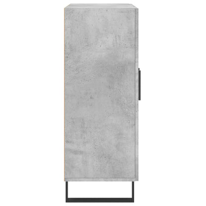 vidaXL Sideboard Concrete Grey 69.5x34x90 cm Engineered Wood