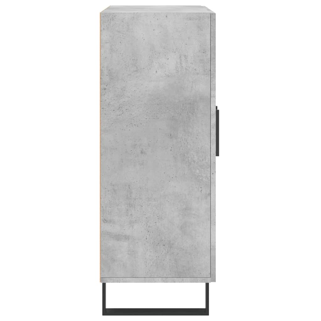 vidaXL Sideboard Concrete Grey 69,5x34x90 cm Engineered Wood