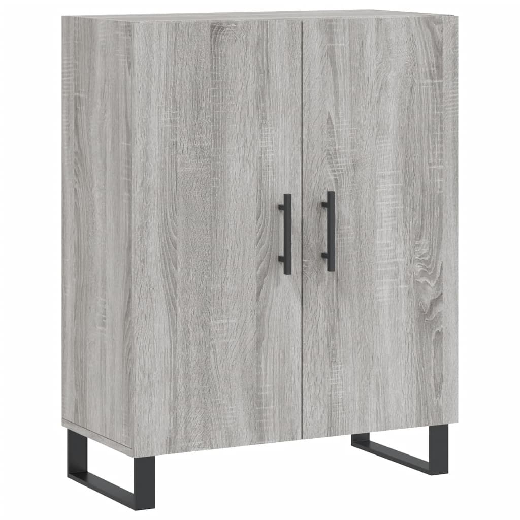 vidaXL Sideboard Grey Sonoma 69.5x34x90 cm Engineered Wood