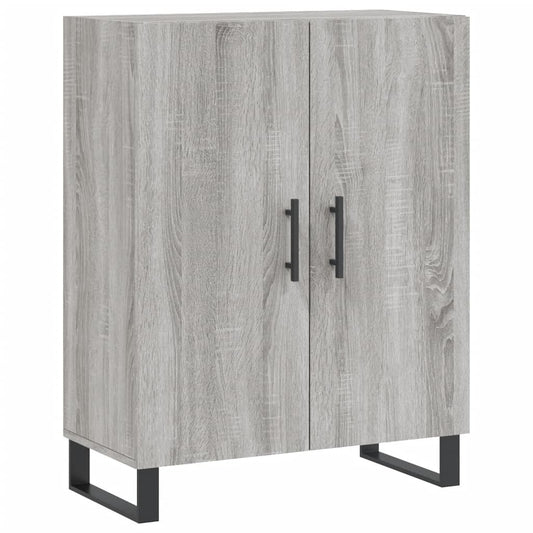 vidaXL Sideboard Grey Sonoma 69.5x34x90 cm Engineered Wood