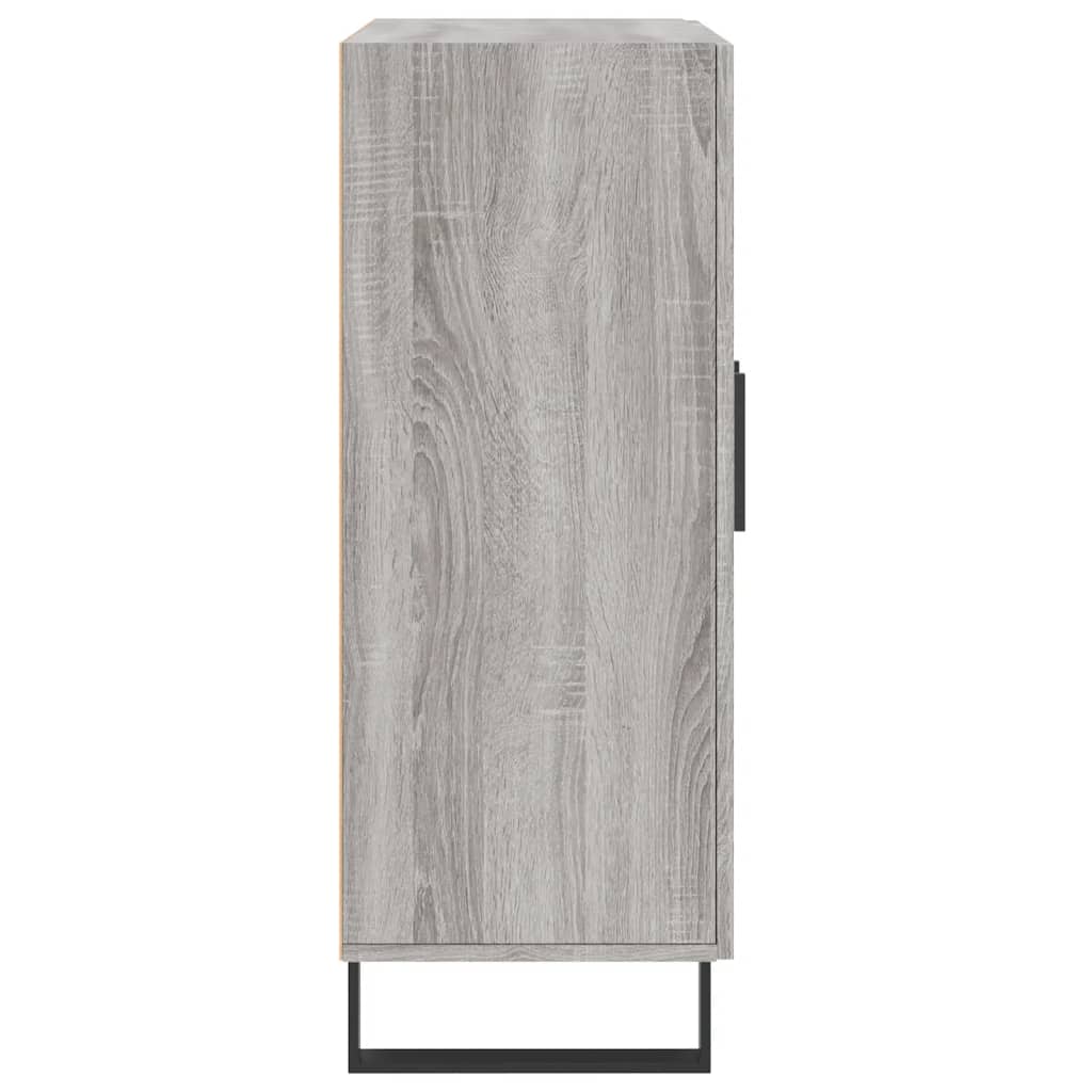 vidaXL Sideboard Grey Sonoma 69,5x34x90 cm Engineered Wood