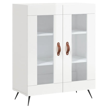 vidaXL Sideboard High Gloss White 69,5x34x90 cm Engineered Wood
