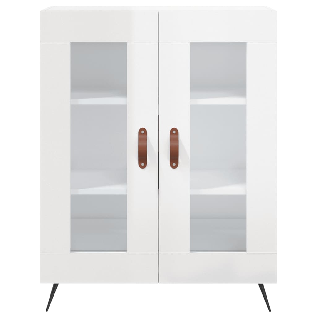 vidaXL Sideboard High Gloss White 69,5x34x90 cm Engineered Wood