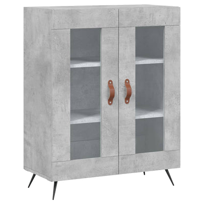 vidaXL Sideboard Concrete Grey 69,5x34x90 cm Engineered Wood